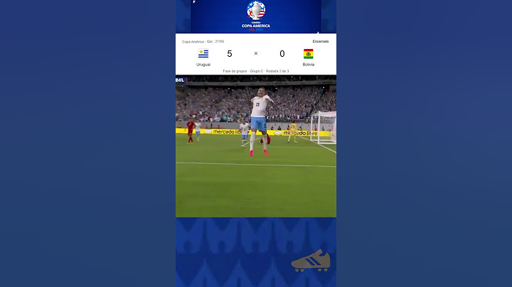 Gol do Maximiliano Araújo - Uruguai x Bolívia 27/06