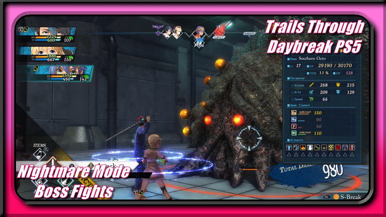 Trails Through Daybreak 1 PS5 | NG+ Nightmare Mode Boss | Southern Octo