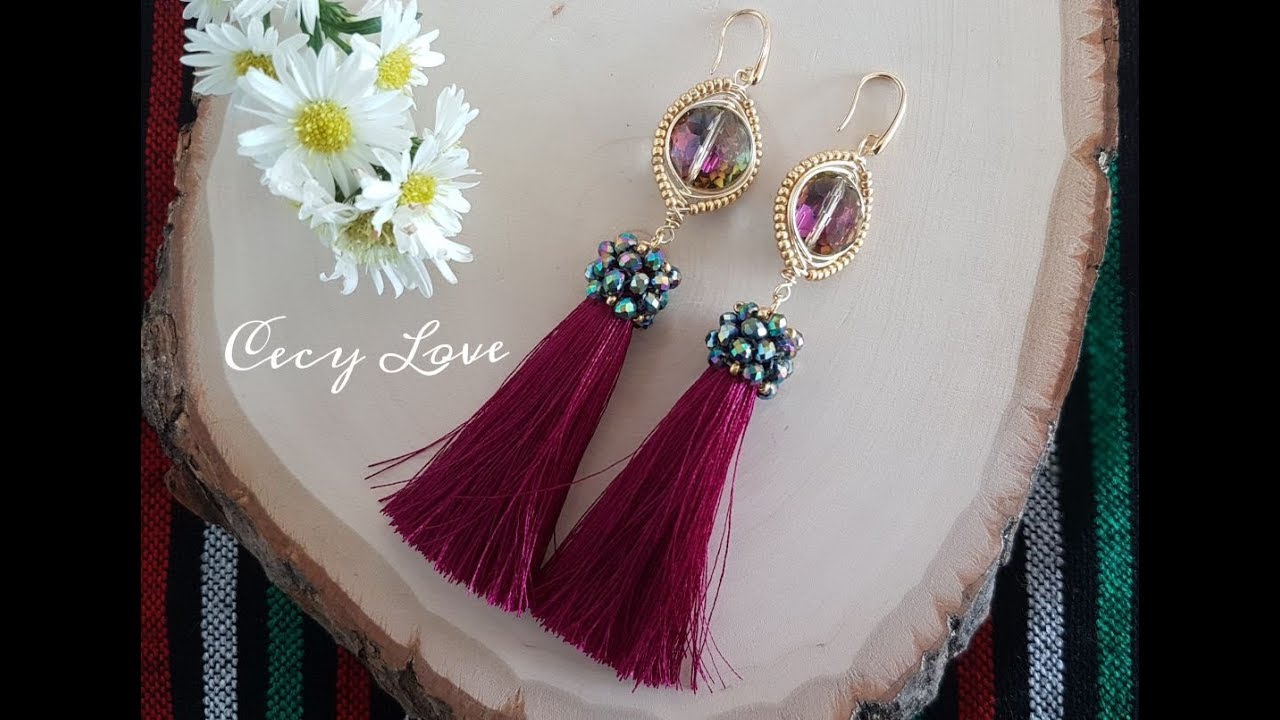 CAPUCHON DE CRISTAL PARA BORLAS!!!! Con Cecy Love Bisuteria