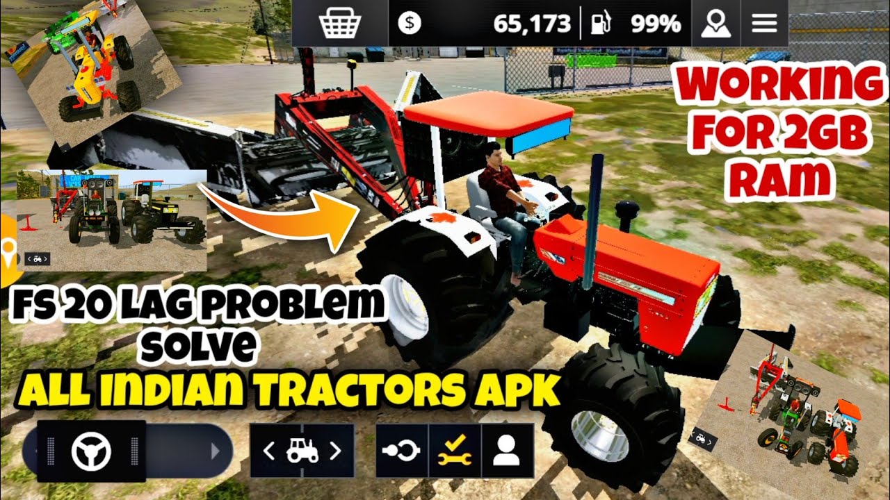 Working 2GB Ramfs 20 indian tractor mod lite apk,fs 20