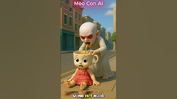 Mèo con phát hiện con ma đầu trọc đã hại Ballerina Cappuccina #shorts #cat #ai #meow #catai