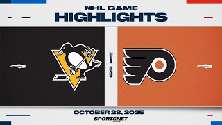 Nhl Highlights Penguins Vs. Flyers - October 28, 2025
