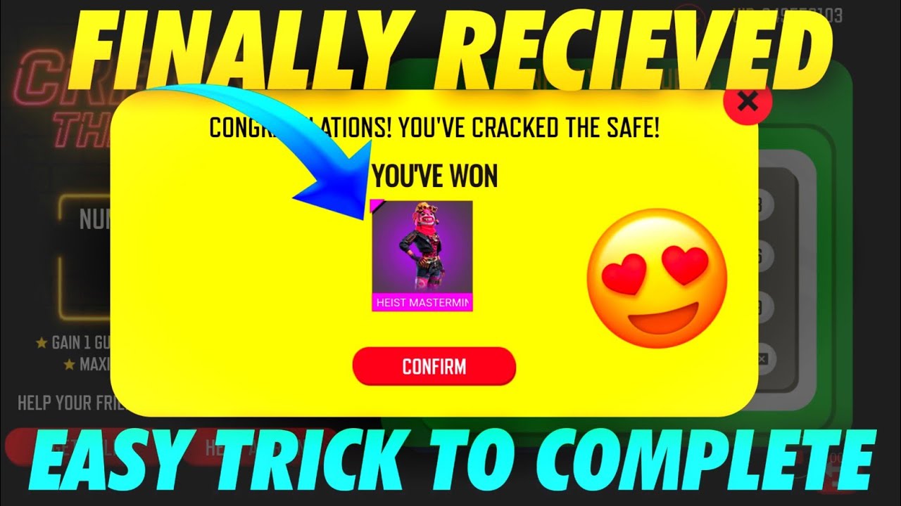 GOT NEW HEIST MASTERMIND BUNDLE FROM CRACK THE SAFE EVENT 🔥 | TRICK TO GET BUNDLE ||