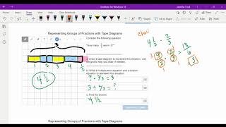 Full Representing Groups of Fractions with Tape Diagrams Update