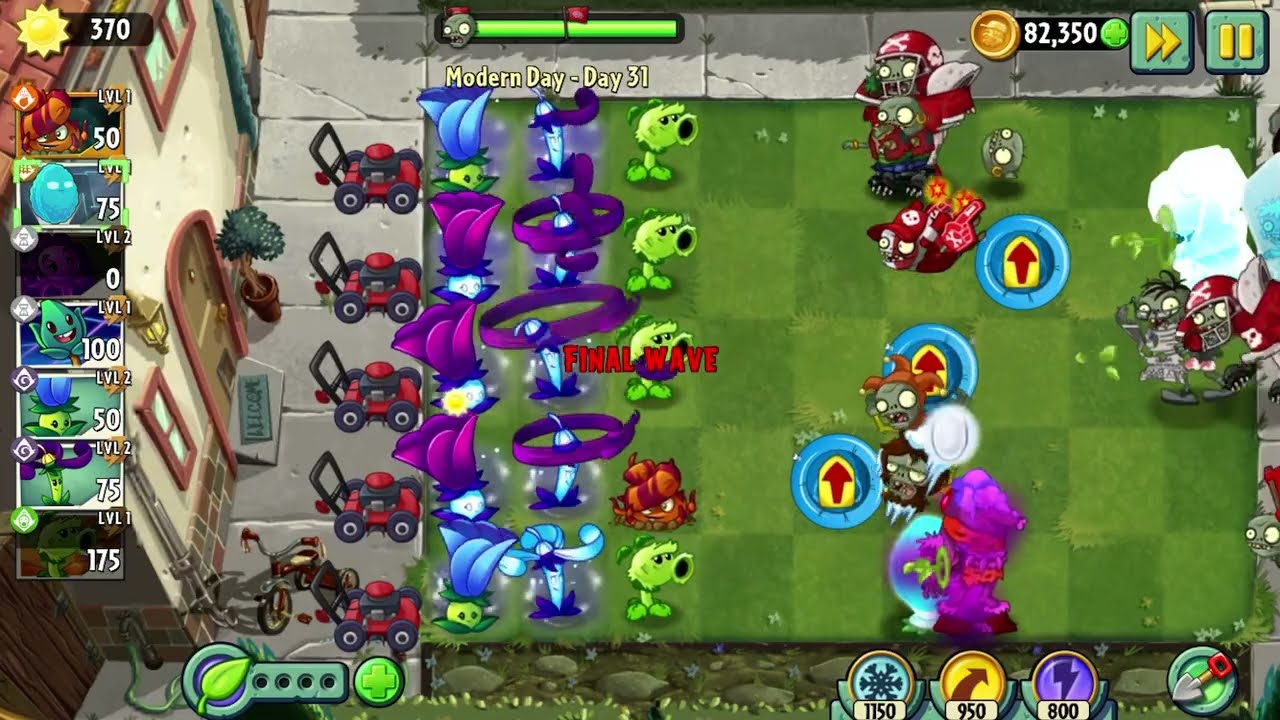 Plants vs Zombies 2 Modern Day 31 / Растения против Зомби 2 Современный день 31