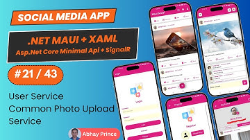 # 21 of 43 - Build Fullstack Social Media App .NET MAUI XAML + Asp.Net Core Minimal Api + SignalR