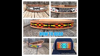 Side hustle How to make beaded belts caps guitar straps dog collars