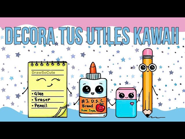 Útiles escolares kawaii regreso a clases 2022 papelería