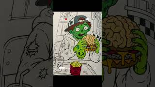 Look for my coloring books on Amazon. Search Bobbie Creations. #coloring #shortvideo #coloringbook 