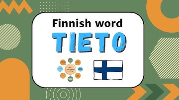 Learn these Finnish words related to "tieto" (with example sentences)!