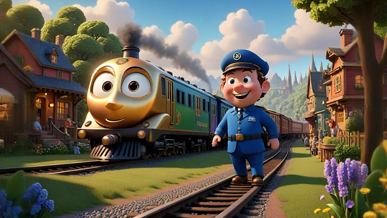 Super Fast Wheels — Zoom Zoom Train! | Fun Vehicle & Counting Song for ...