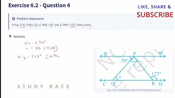 Q4 || Chapter: 6 || Lines and Angles || Class 9 || Exercise 6.2 || ex 6.2