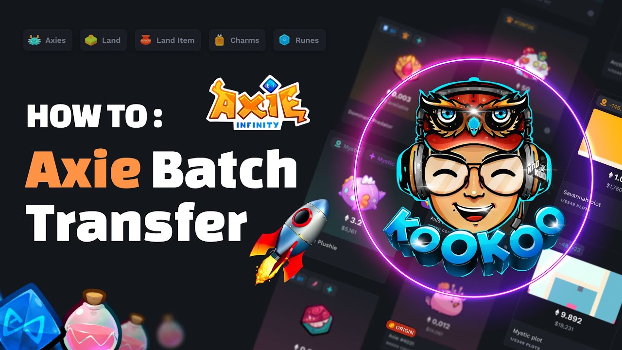 Mag Transfer Option PAANO MAG-TRANSFER NG MARAMING AXIE! - YouTube