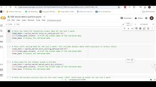 NSE stock data in python using nselib package