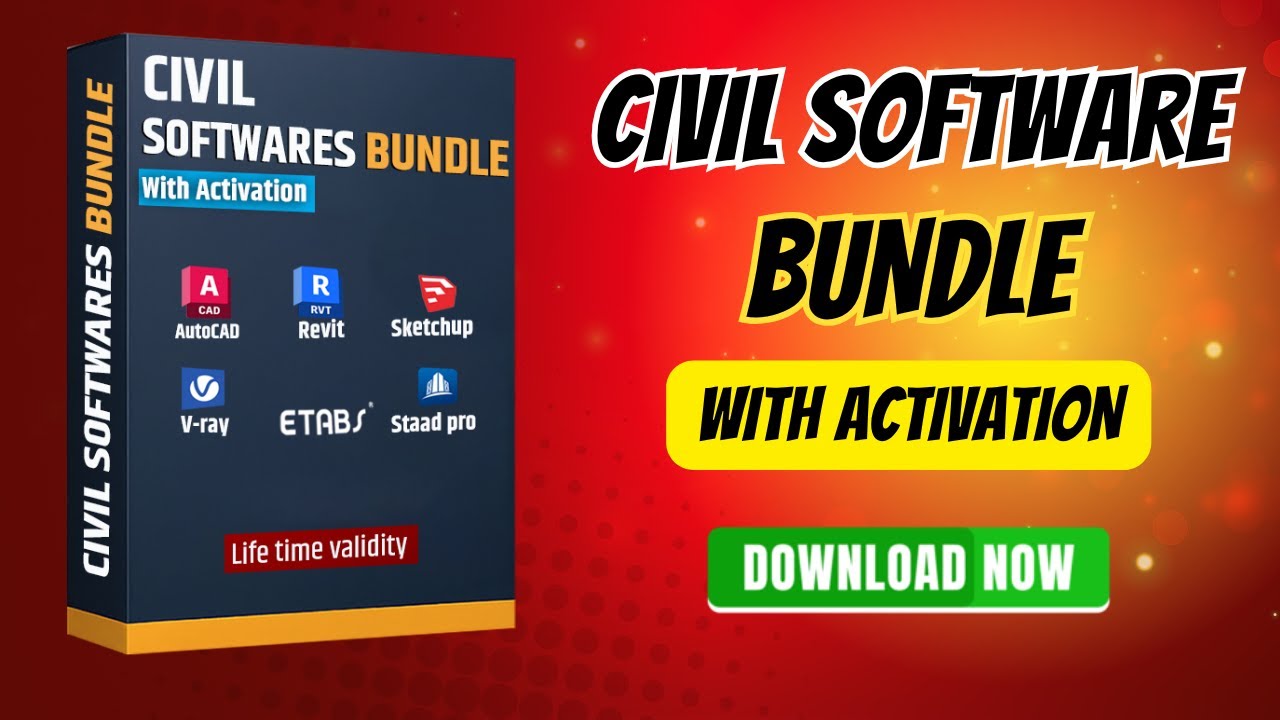 Civil Engineering Software Bundle 🔥| AutoCAD, Revit, ETABS, STAAD Pro ...