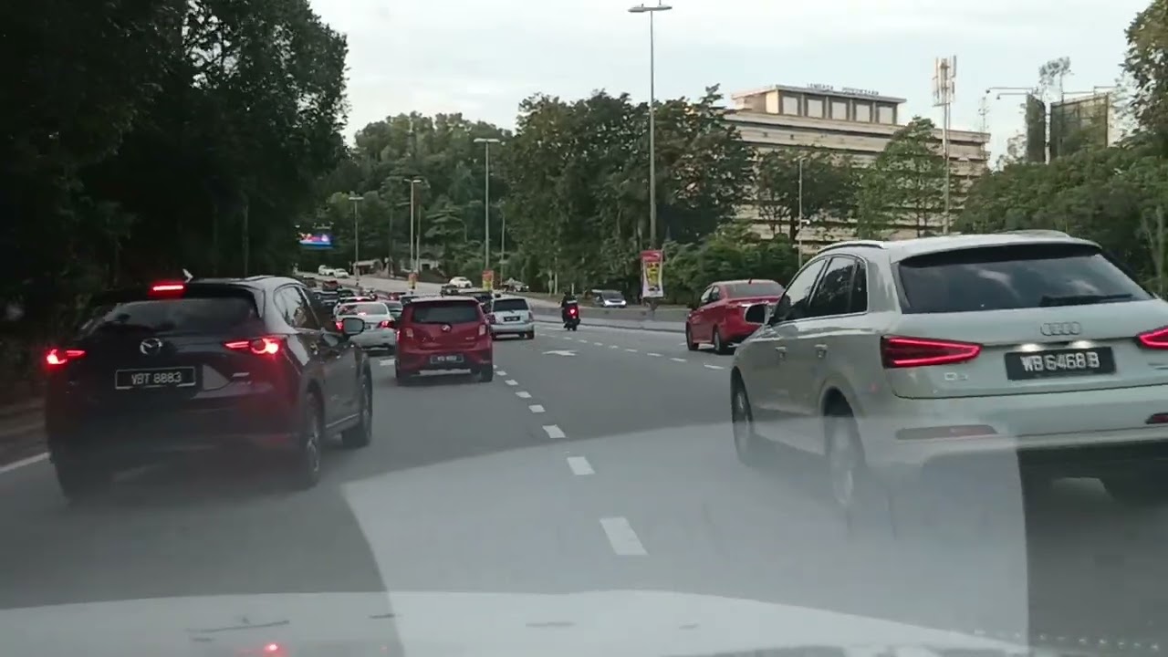 New king palace to old palace (Sri Hartamas to Jalan Bukit Petaling, Kuala Lumpur, Malaysia)