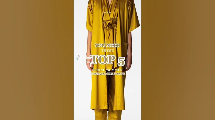 Top 5 Spring / Summer Sustainable Pieces !