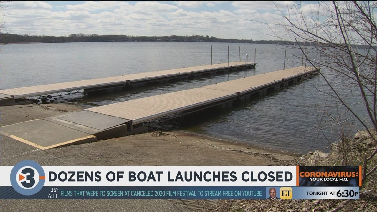 DNR closes boat launches at closed state properties YouTube