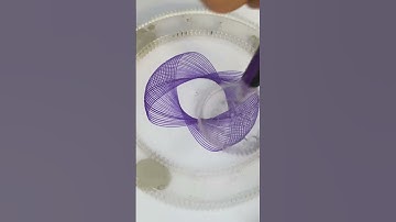 What does this pattern resemble??? Magic Ruler Small ruler, big wisdom #2024 #short #spirograph #art