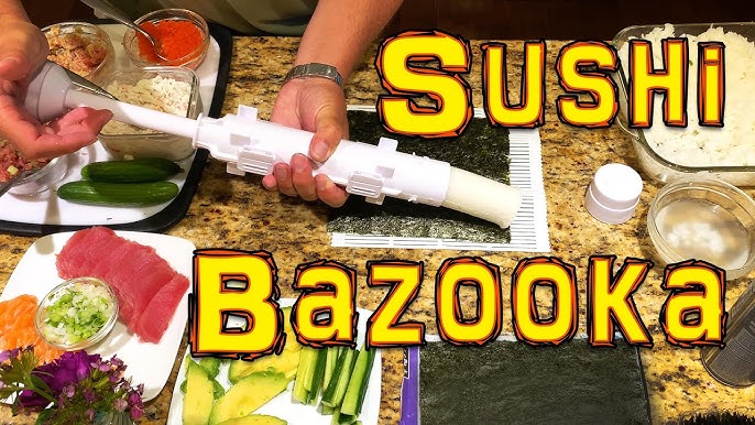 Sushi Making Kit, Delamu 21 in 1 Sushi Maker Bazooka Roller Kit