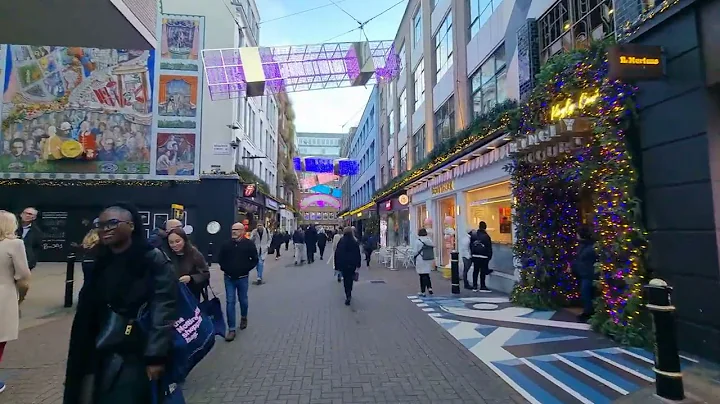 Carnaby Street Christmas Lights 2025: Immersive 4K London Walk Through Festive Magic 