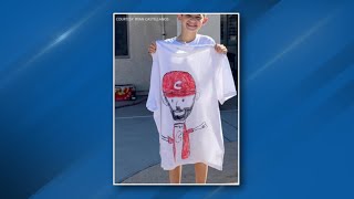 You can now buy the t-shirt design Nick Castellanos' son made him