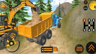 Backhoe Loader JCB Simulator Gameplay - Indian Vehicles Truck JCB Driving - Android Gameplay screenshot 5