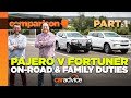 Toyota Fortuner Crusade vs Mitsubishi Pajero Sport comparison: ON-ROAD (Part 1/2)