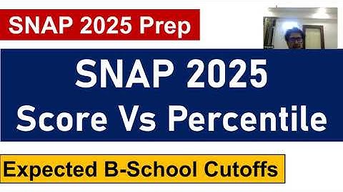 SNAP 2025 Expected Score Vs Percentile || B-School Cutoffs || Detailed Analysis || Mock Zone