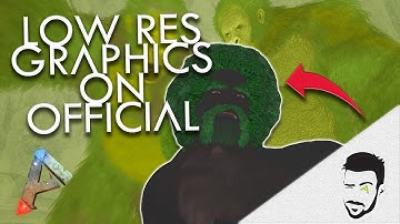 How to get Low Res Graphics on ANY ARK Server PS4/Xbox (Prevview Mode Showcase)