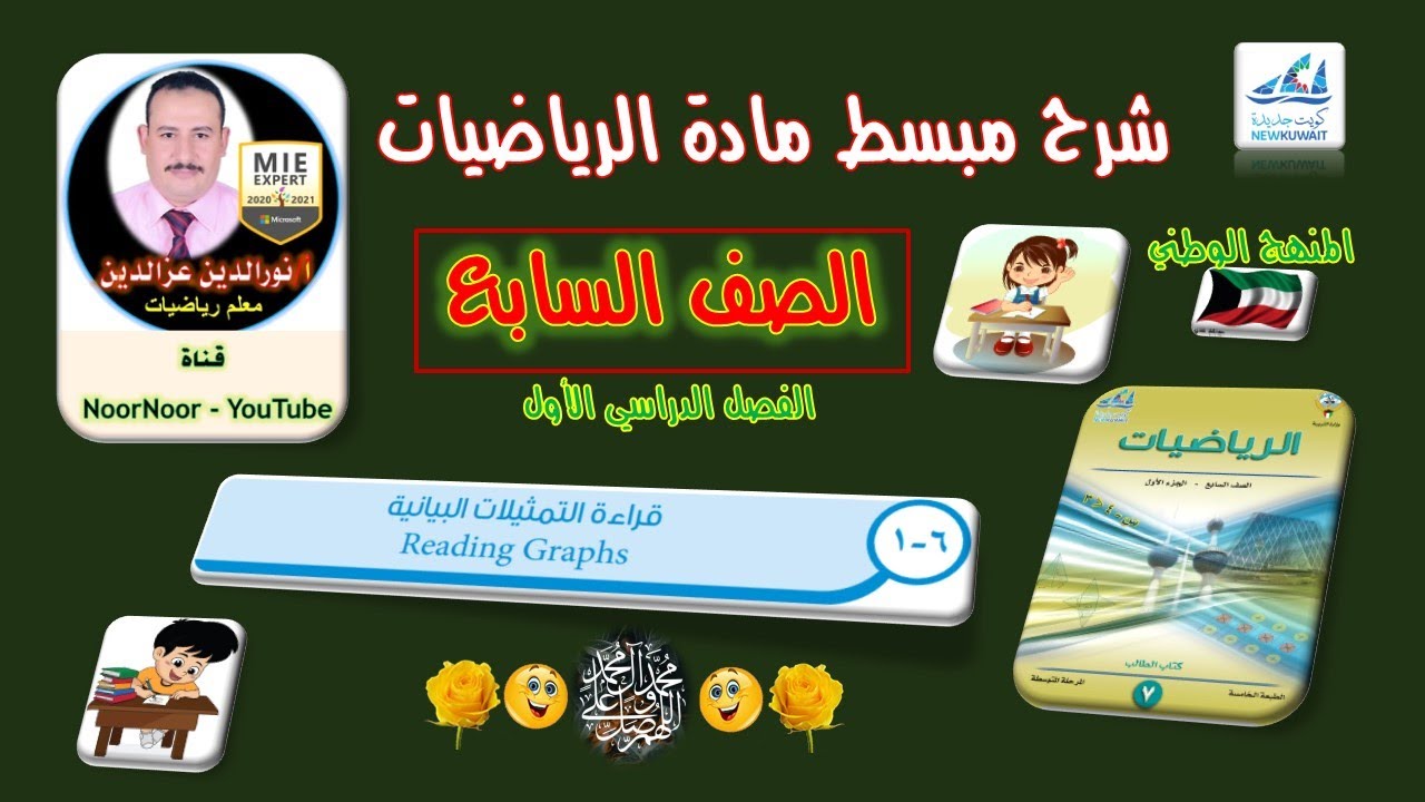 درس(6-1) قراءة التمثيلات البيانية - السابع - الفصل الأول