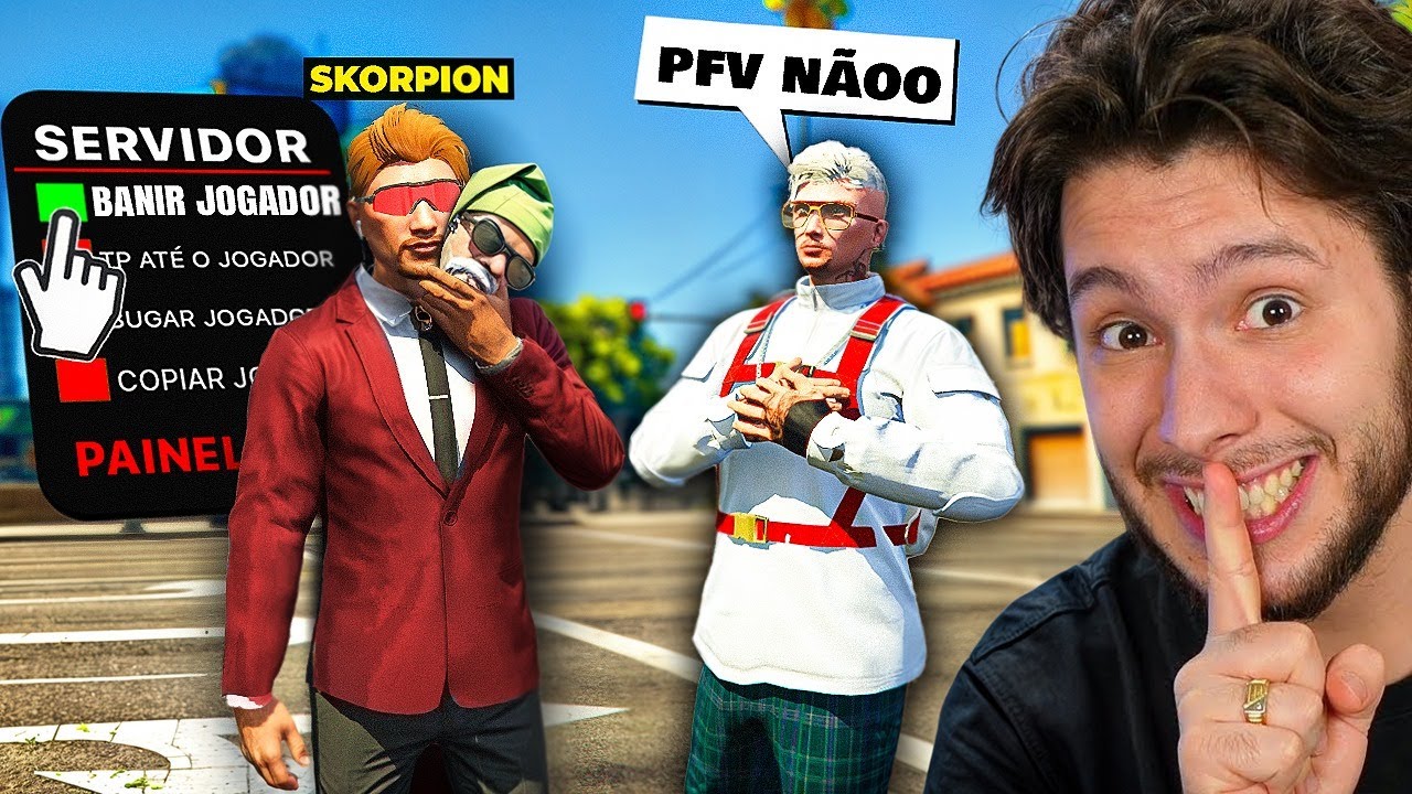 FINGI SER ADM pra TROLAR no GTA RP!!