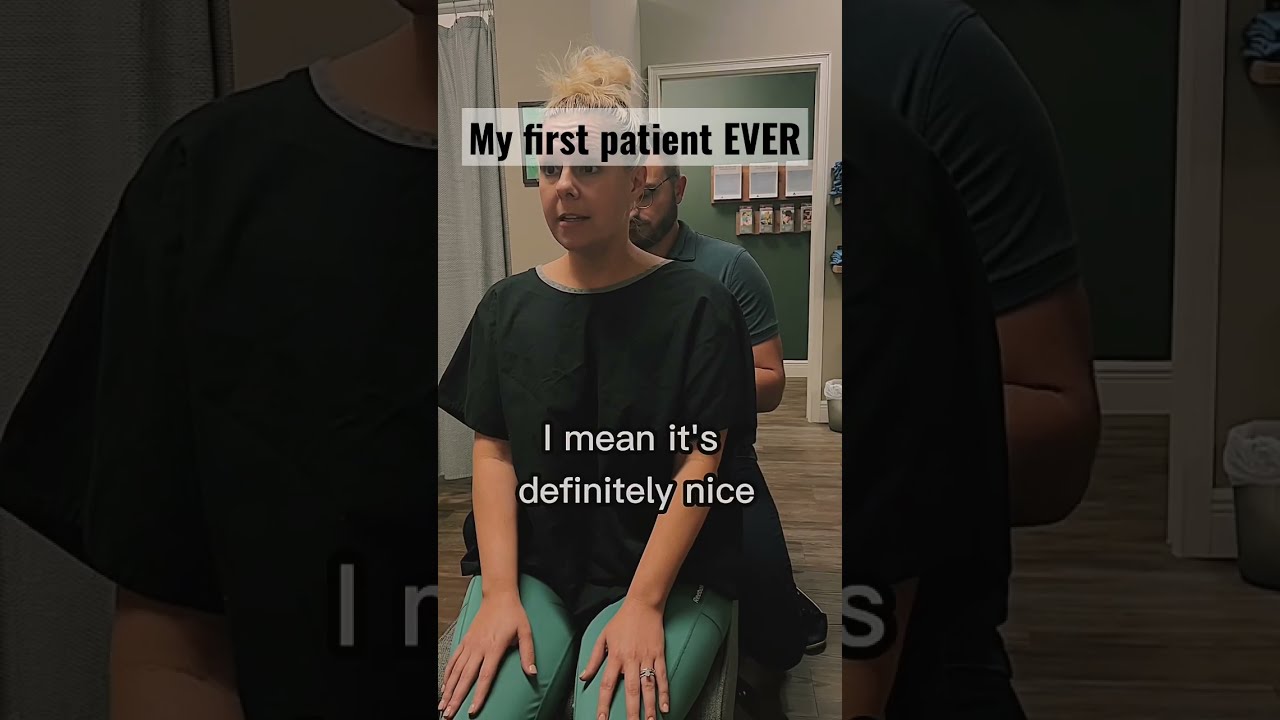 My Very FIRST Patient Ever Gets Her Regular Wellness Gonstead Adjustment
