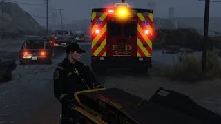 Static FivePD | State Trooper Struck By Lightning (SAFR) | FiveM