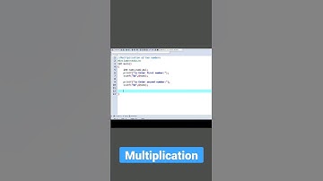 C Program to Multiply Two Numbers #clanguage #coding#shorts