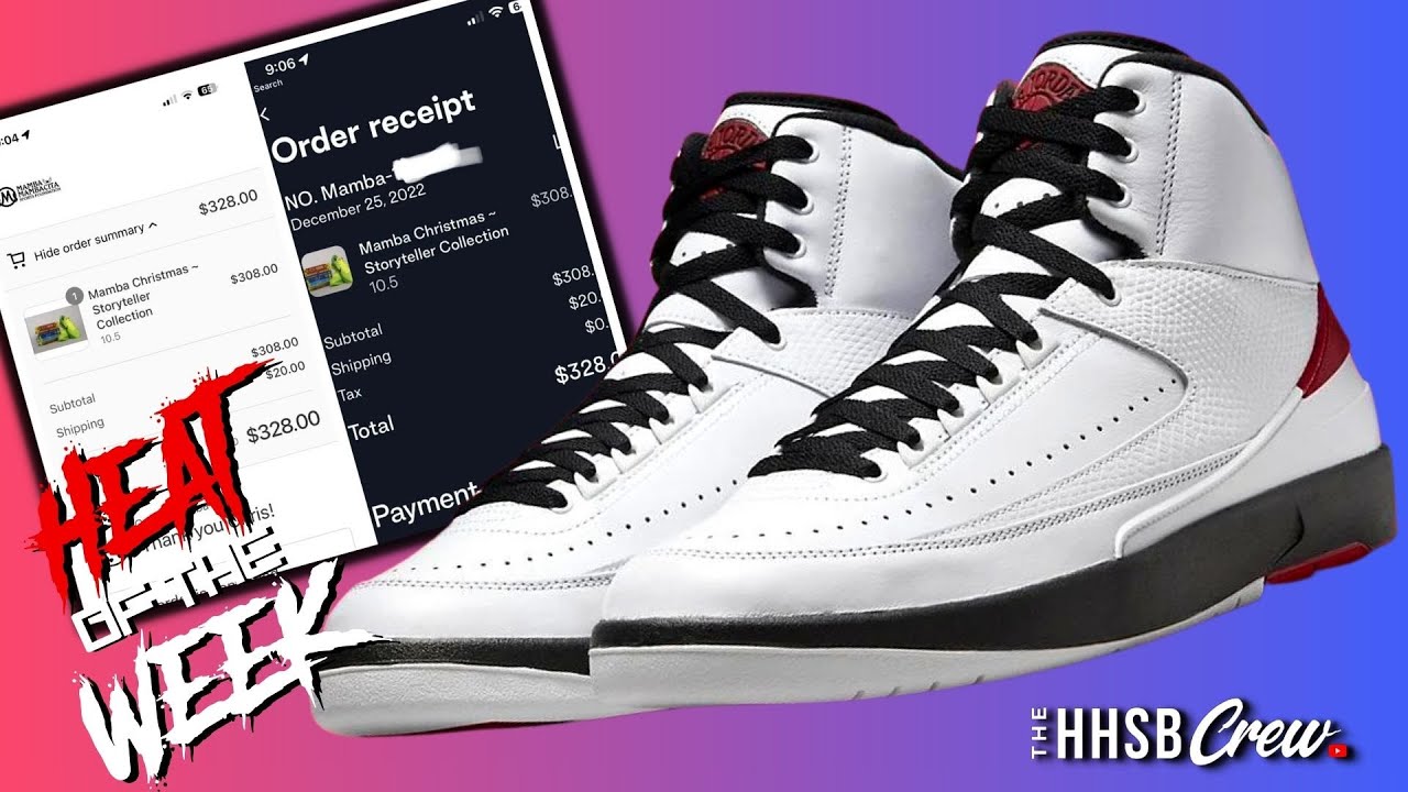 Heat Of The Week - (Slow Week) Air Jordan 2 Chicago, Kobe Grinch Shock Drop  Christmas Collection - YouTube