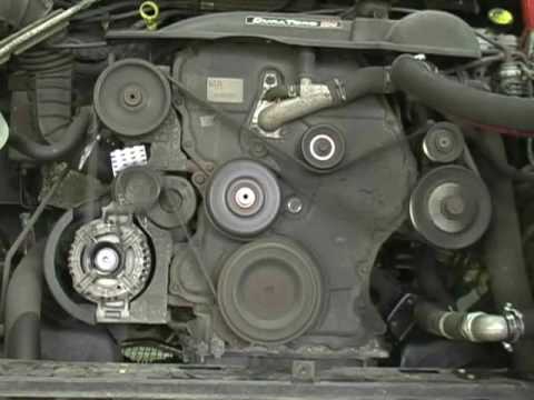 Transit solid pulley on system - YouTube 1992 ford mustang alternator diagram 