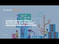 Azure DevOps sprint activities for Product owners/SCRUM Masters