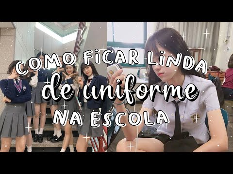 Vídeo: 3 maneiras de ficar bem em um uniforme escolar (meninas)