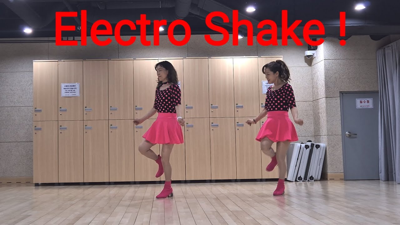 Electro Shake ! Line Dance/ Improver /일렉트로 쉐이크 라인댄스 - YouTube