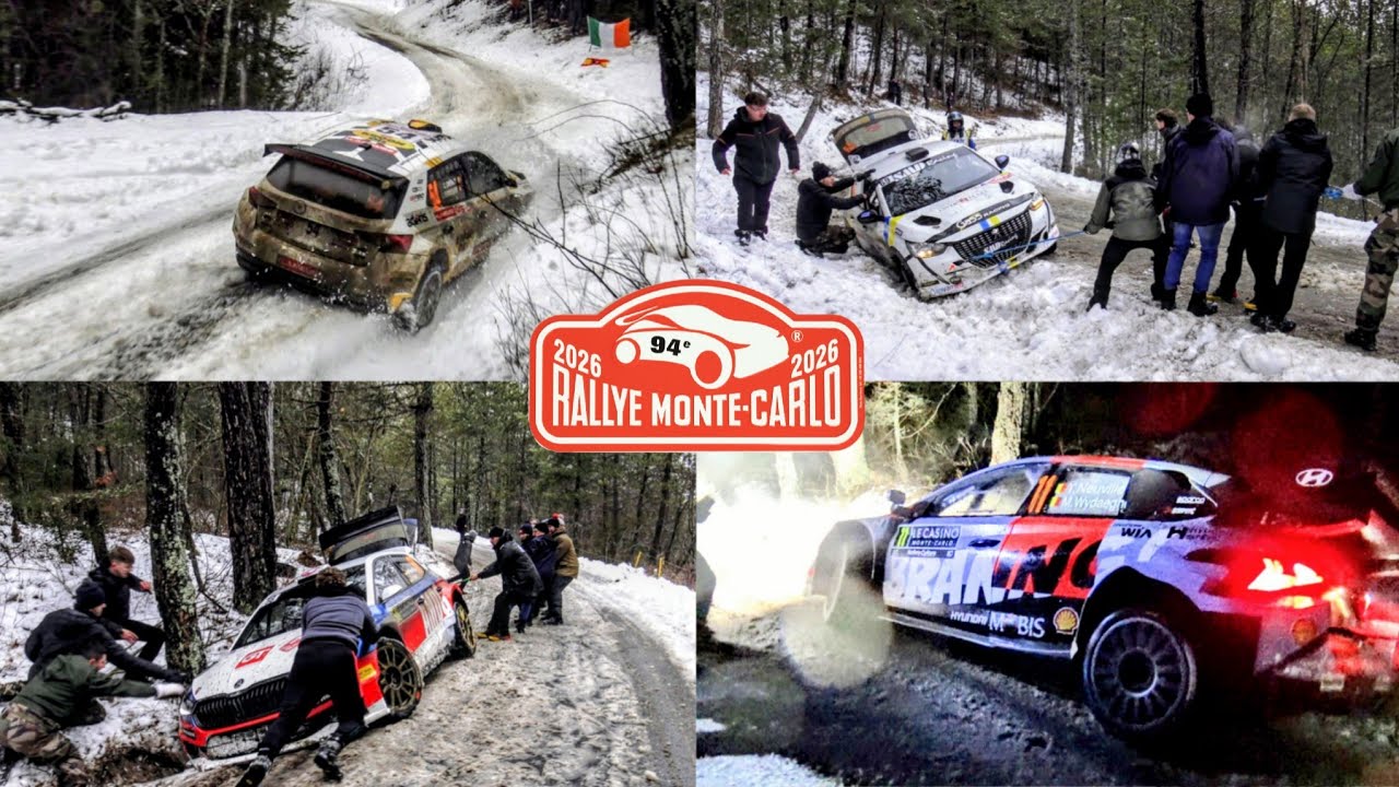 WRC Rallye Monte-carlo 2026 | CRASH NEUVILLE, FANS HELPING & BIG SHOW!
