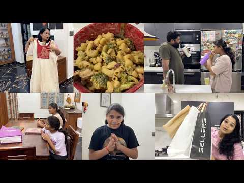 OMG Mahi's Hidden Talent - Full Day Shopping New Dress - Broccoli Chicken Pasta Salad