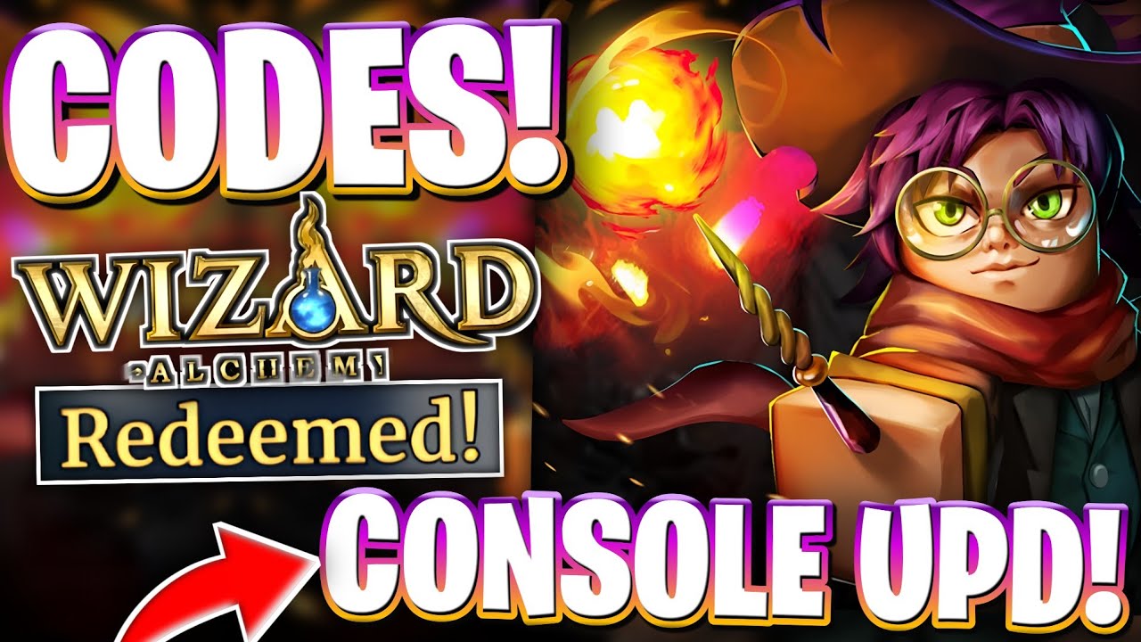 Wizard Rods Code 🔮ROBLOX WIZARD ALCHEMY CODES! ALL BRAND NEW CODES FOR WIZARD ALCHEMY ...