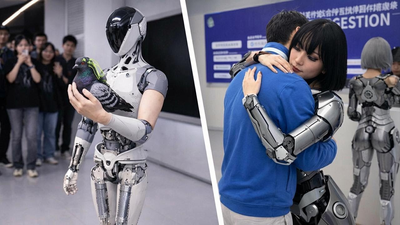 Les nouveaux robots IA de Chine développent des sens humains : toucher, vue, odorat et mémoire