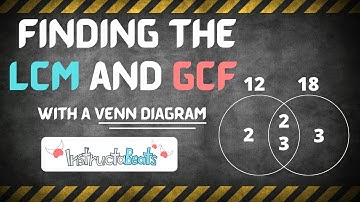 Finding the Least Common Multiple and Greatest Common Factor - Venn Diagram  - 6.NS.4