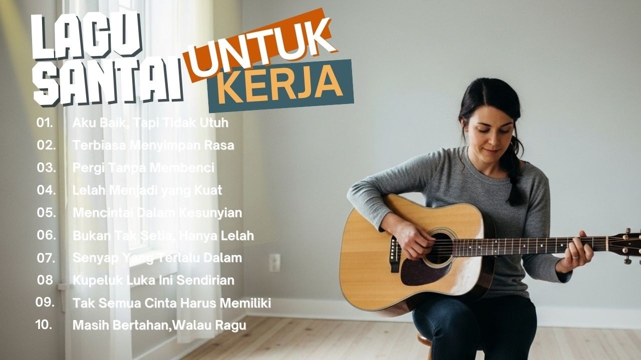 MUSIK SLOW ROCK INDONESIA TERBARU 2026 | Lagu Kerja Santai Bikin Fokus & Tenang Seharian