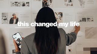 The ONE thing that truly changed my life forever...