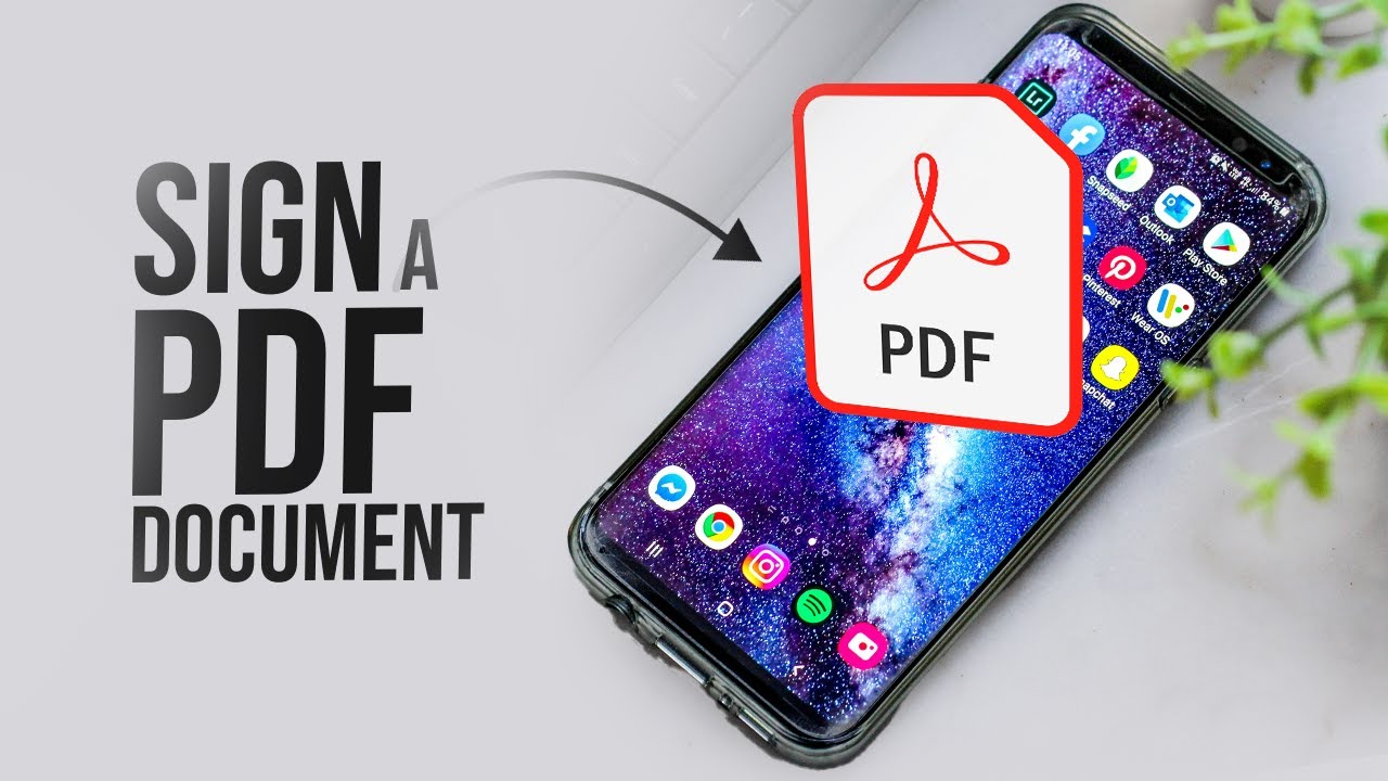 How to Sign a PDF Document on Android (tutorial) - YouTube