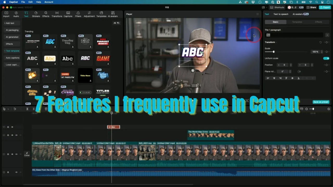 7 Features I frequently use in Capcut 