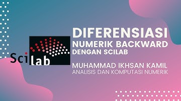 (85) 9.4.2 Diferensiasi numerik melalui Backward f(x) = e^x - x - 2 menggunakan Scilab